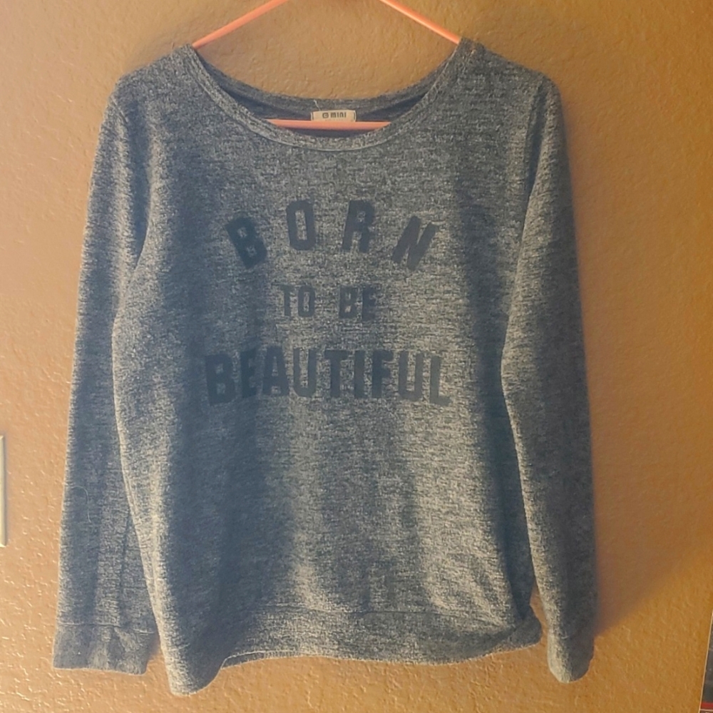 Gray sweater